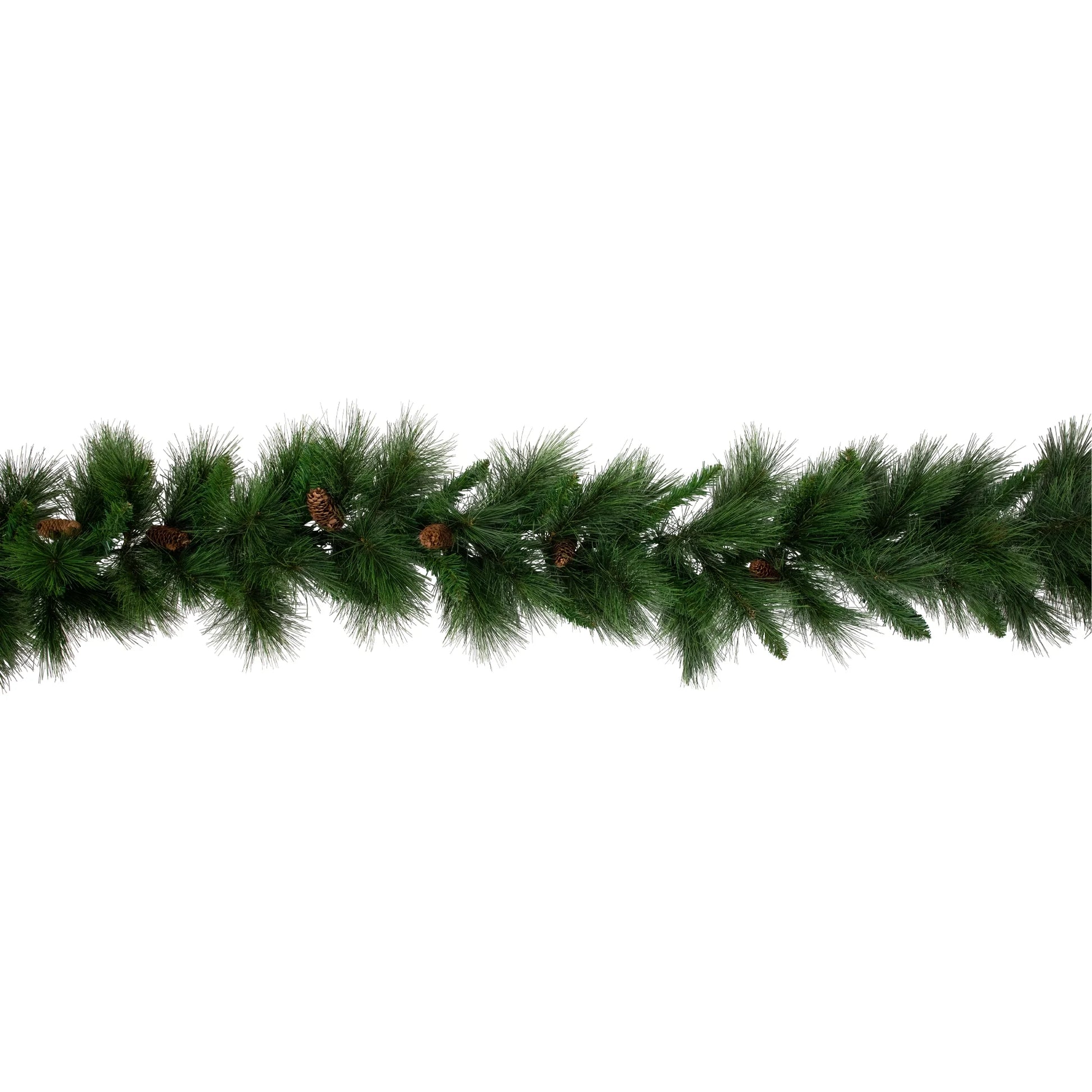 9' X 14" Unlit White Valley Pine Artificial Christmas Garland